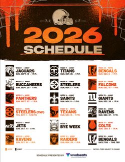 Cleveland Browns 2026 Tickets