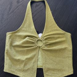 Halter crop top size small 