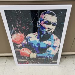 Mike Tyson Framed Painting Print