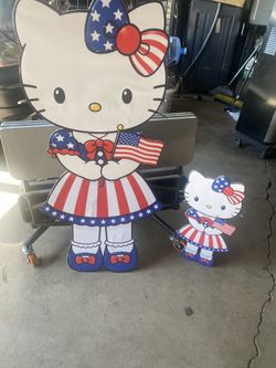 Fourth Of July / Patriotic Hello Kitty Cutout