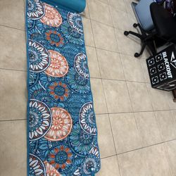 Morgan Home Fashions Roll Up Beach Mat with Pillow 