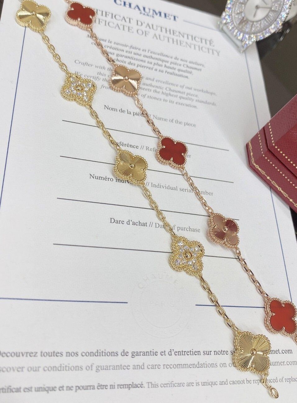 New Van Cleef & Arpels four-leaf bracelet(ffiio8685)