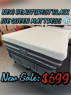 NEW BEAUTYREST BLACK ICE QUEEN MATTRESS ❄️