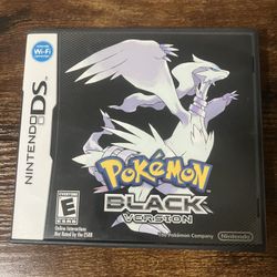 pokemon black nintendo ds case only