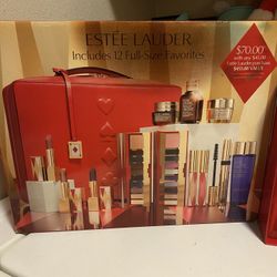 Estee Lauder 12  Piece Set And A 3 Piece Perfume Set