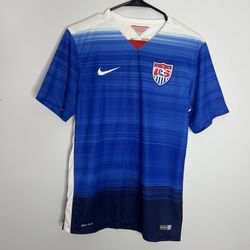 USMNT Team USA National Team Soccer Jersey Mens Small Blue Nike 2015