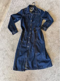 Denim dress size M