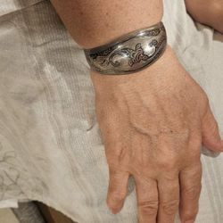 Authentic Handmade Adjustable Silver Bracelet