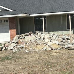 concrete rubble