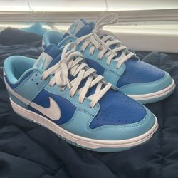 Nike Dunk Low Blue/White – Size mens 10 – Clean – No Box