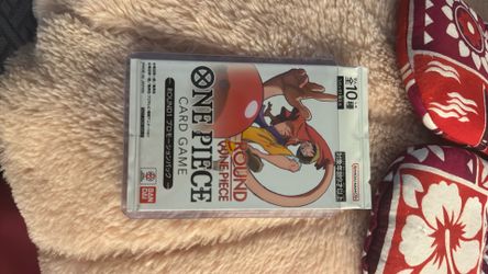 One piece promo from round 1 Japanese version