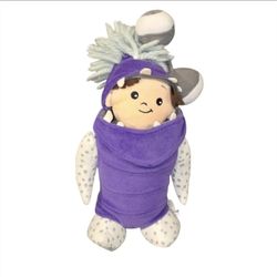 Disney Store Monsters Inc Boo in Monster Costume Disguise Stuffed Plush Doll 10"