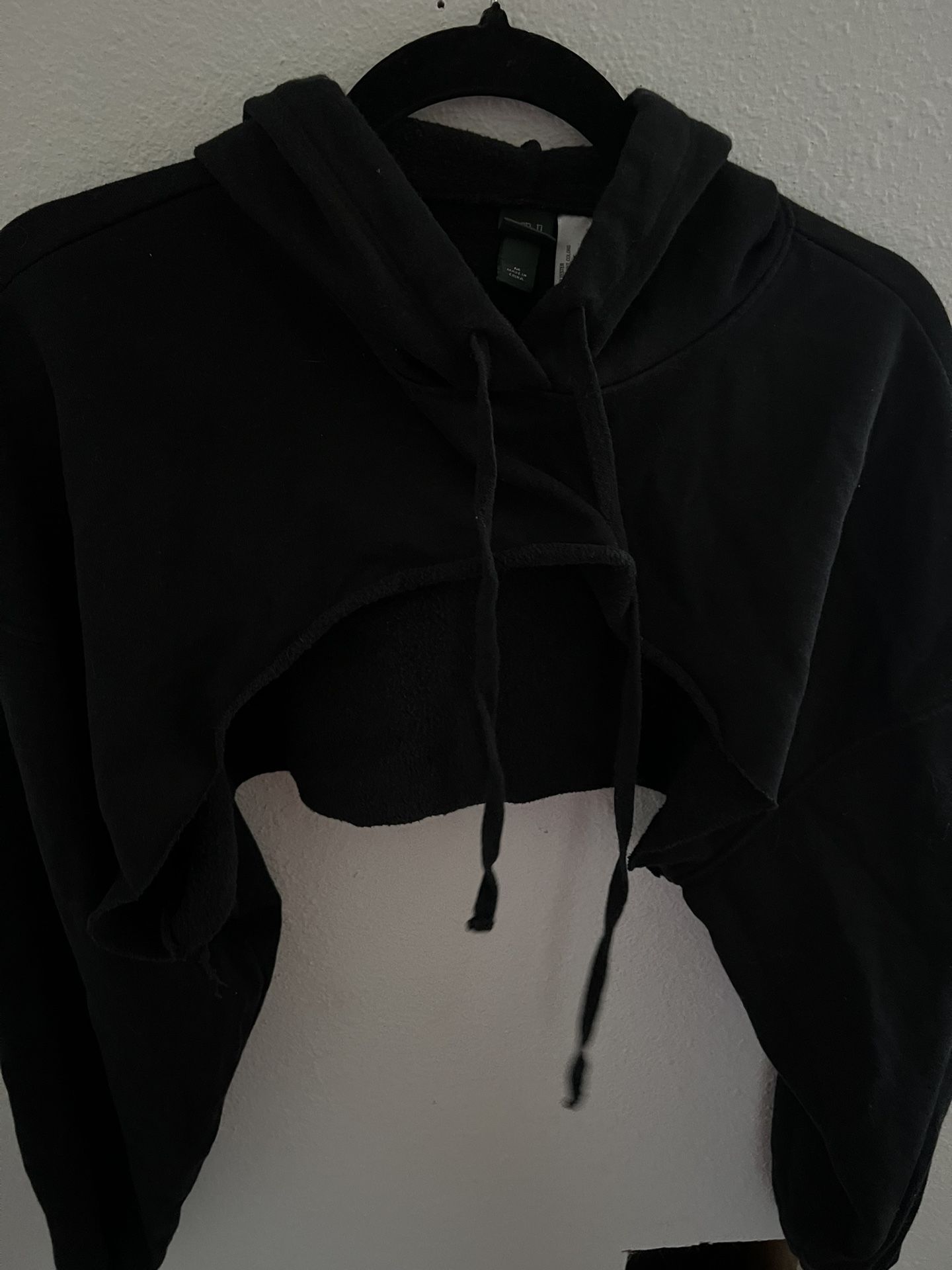 Long Sleeve Cropped Hoodie