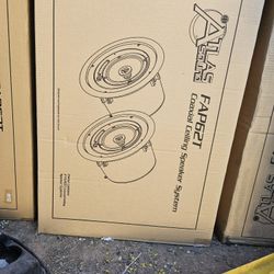 Atlas Sound Fap62t Ceiling Speakers New