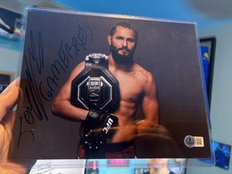 Jorge Masvidal UFC Autograph 8x10 BAS $90