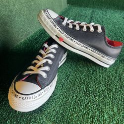 Women Converse Chuck Taylor 70 Keep Fighting Keep Loving Valentines Day~Women Sz 7.5