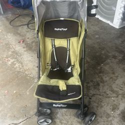 Stroller -olive green, Gently Used 
