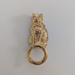 Vintage Avon Cat Brooch Gold Tone