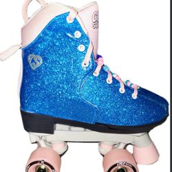 Bubblegum Glitter Roller Skates 3-7