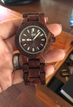 Real wood watch