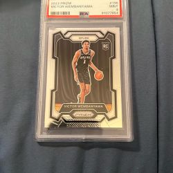 Victor Wembanyama PSA9 Prizm Rookie Card