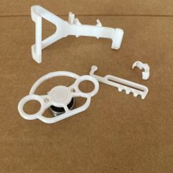 Mini Racing Wheel for Xbox Controller – 3D Printed – Red or White
