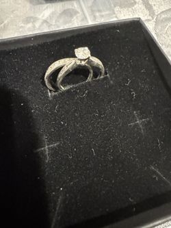 Platinum Wedding Band And Engagement Ring