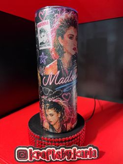 Madonna Glitter Tumbler