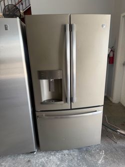 36” GE REFRIGERATOR FRIDGE HELADERA GOOD CONDITION WORKING 4 MONTHS WARRANTY DELIVERY SERVICES