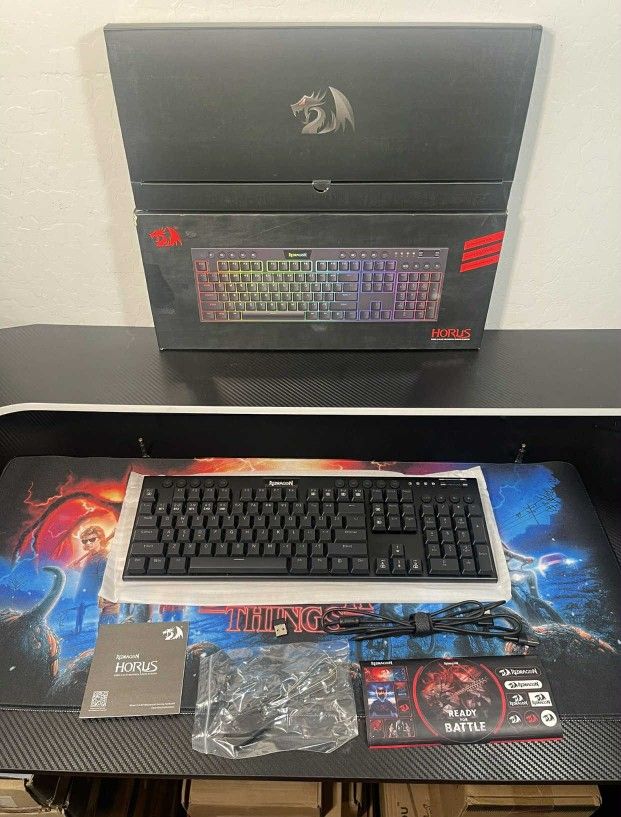 New Redragon K618 PRO 3-Mode Wireless RGB Mechanical Keyboard, BT/2.4Ghz/Wired Low Profile Win/Mac Gaming Keyboard W/Ultra-Thin Design, Dedicated Medi