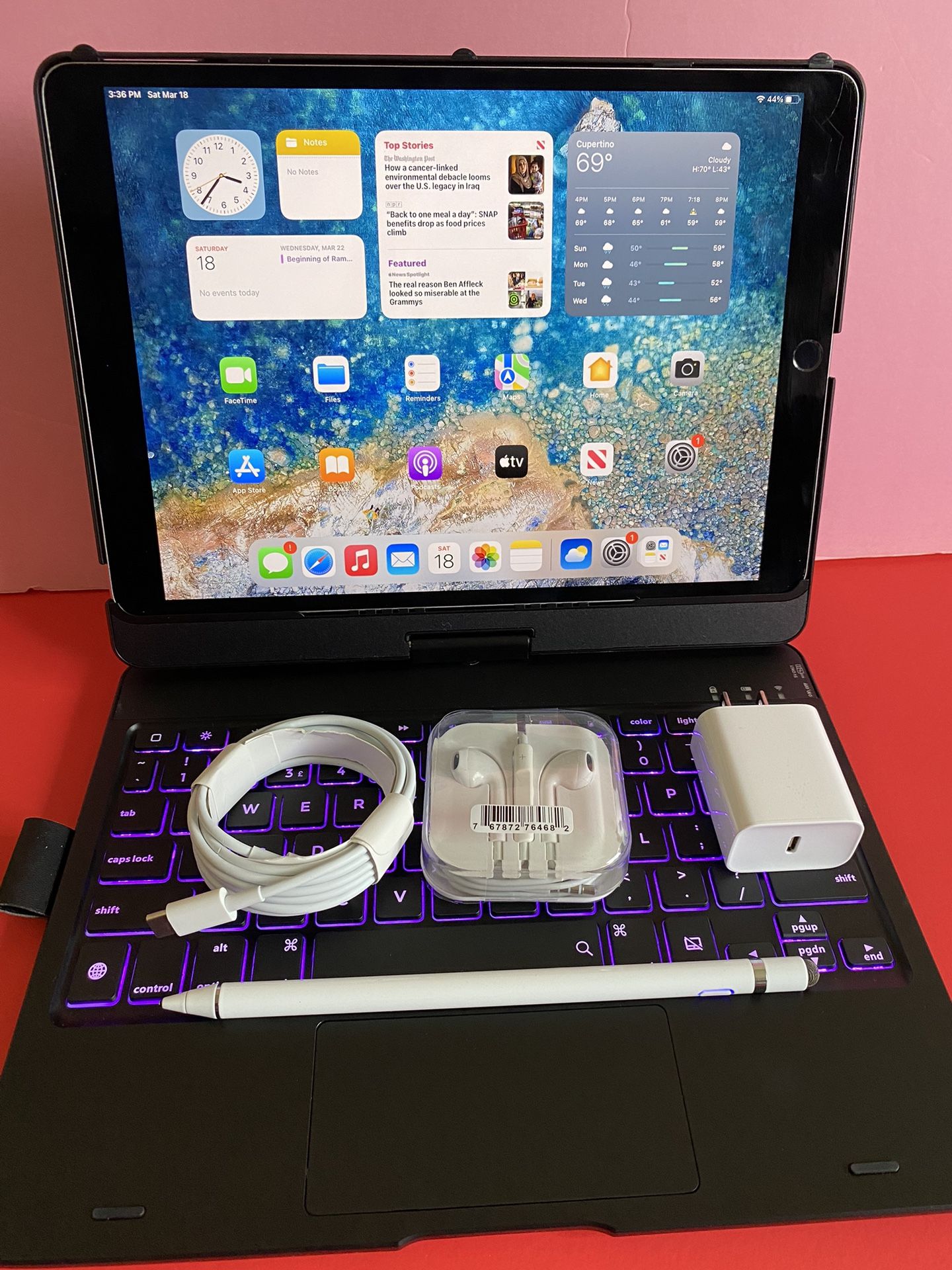 Apple IPad Pro (Retina Display/ latest iOS 16/ 2017 model