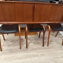 Isamu Kenmochi for Akita Mokko - 3 Mid Century Modern Stacking Stools