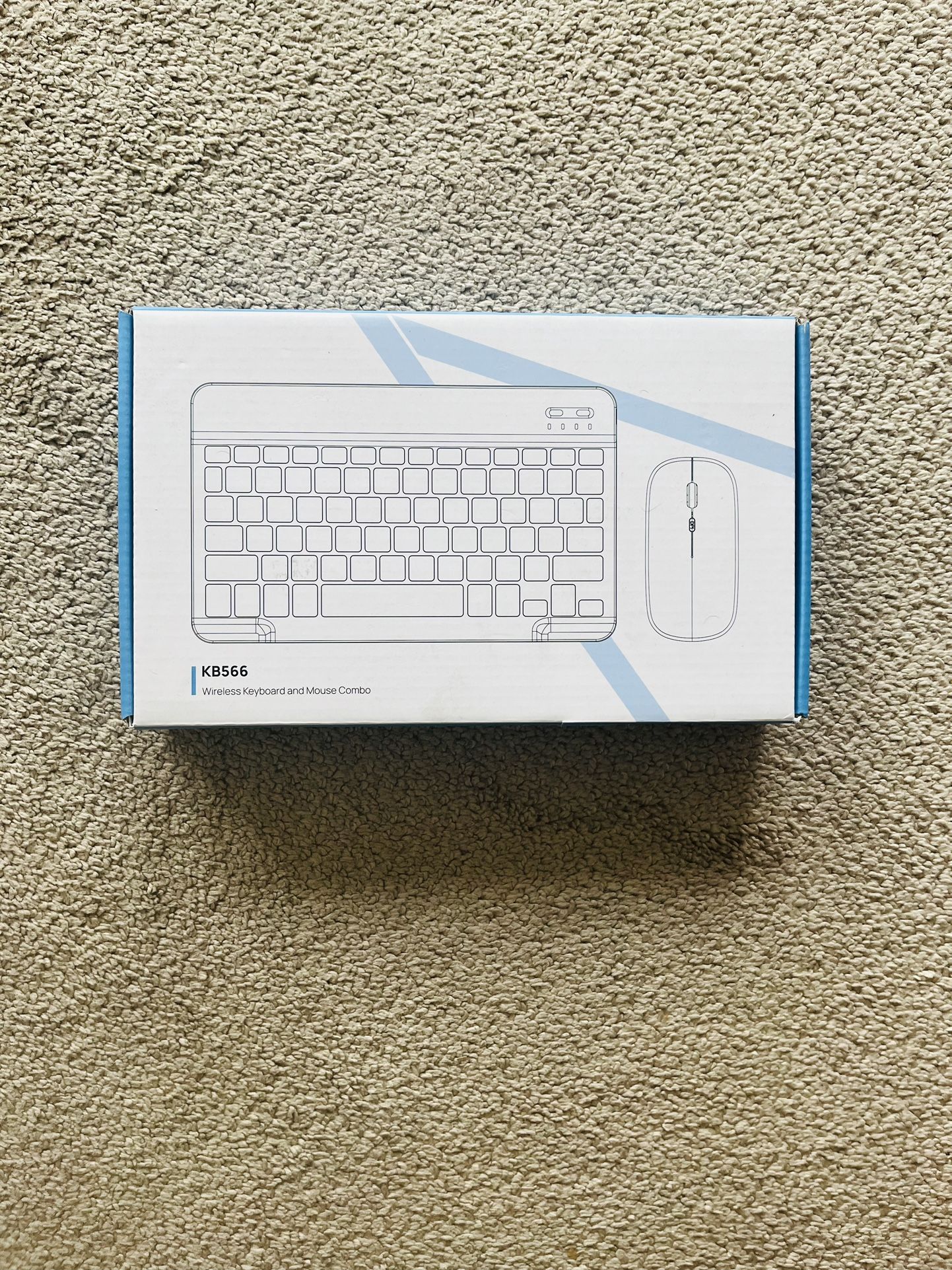 NOT USED Wireless Keyboard And Mouse With RGB Lights Combo For iPad 