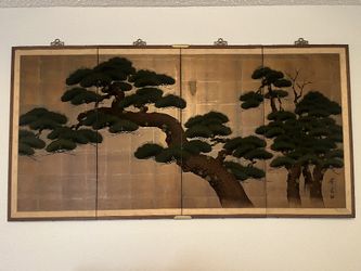 Oriental four piece wall hanging Picture 