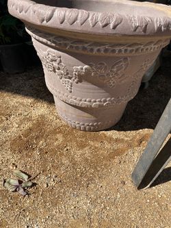 Large Styrofoam Garden Planters