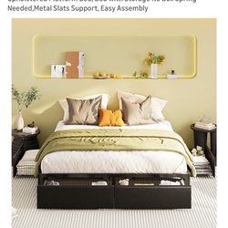 King Platform Bed Frame