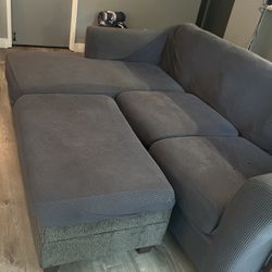 Sofa With Ottoman Set 