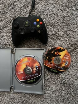 Original  Xbox controller and game
