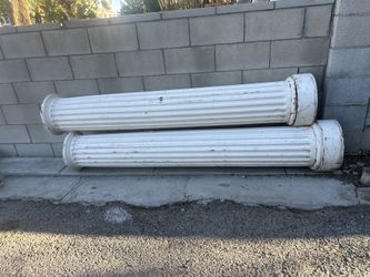 Antique Pair Of Porch Columns