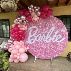 Babie Backdrop And Balloon Decor Set Up