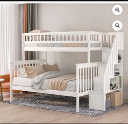 Bunk  beds. Twin over full