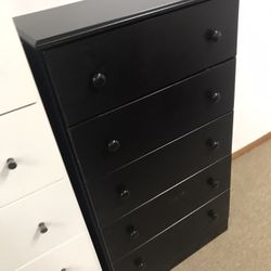 Black New Tall Dresser 