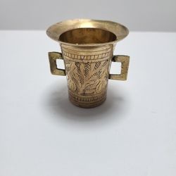 Vintage Apothecary's Mortar  Antique Herb Grinding Bowl, Double-sided