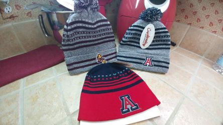 Captivating headwear!! ASU and U of A !!