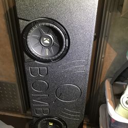 Kicker Dual 10” Subwoofer Enclosure 2007-2013 Chevy 4 Door