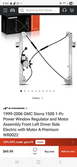 00-06 chevy gmc window regulator