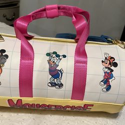 Loungefly Disney Mousercise Duffle Bag 