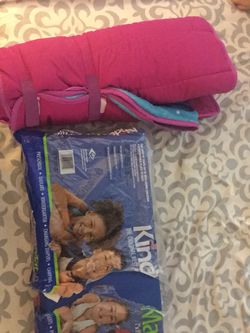Pre k nap mat and nap mat blanket set