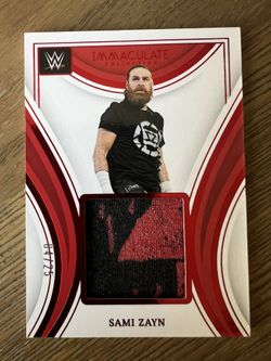 2023 Panini Immaculate Collection WWE Sami Zayn  #RM-SZN Remarkable Mem /25