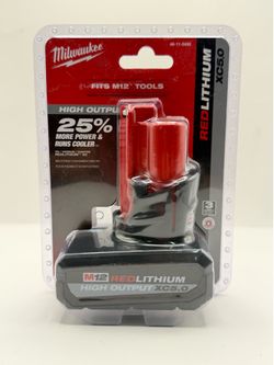 Milwaukee M12 REDLITHIUM HIGH OUTPUT XC5.0 Battery